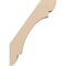 Ekena Millwork 3-inch W x 10-inch D x 14-inch H Olympic Rough Cedar Woodgrain TimberThane Knee Brace, Primed BRCUR03X10X14OLYRCPR - alternate 4